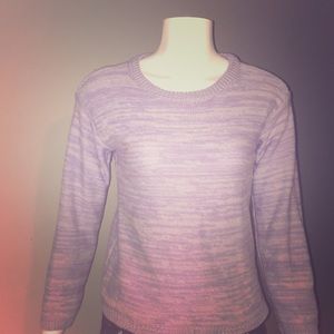 Lavender long sleeve sweater shirt